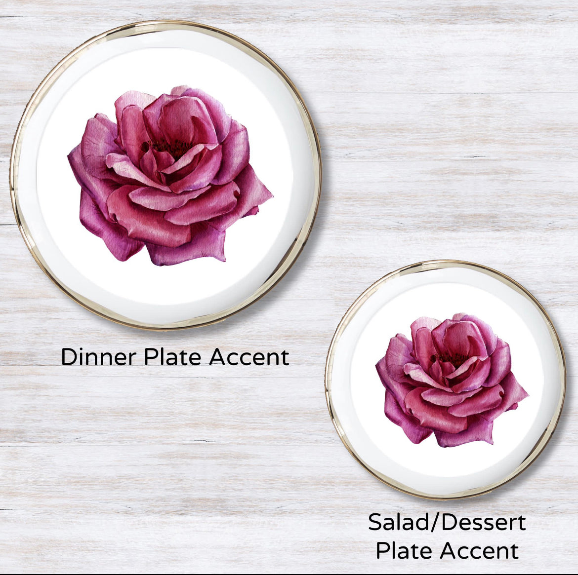 Camellia Plate Accent