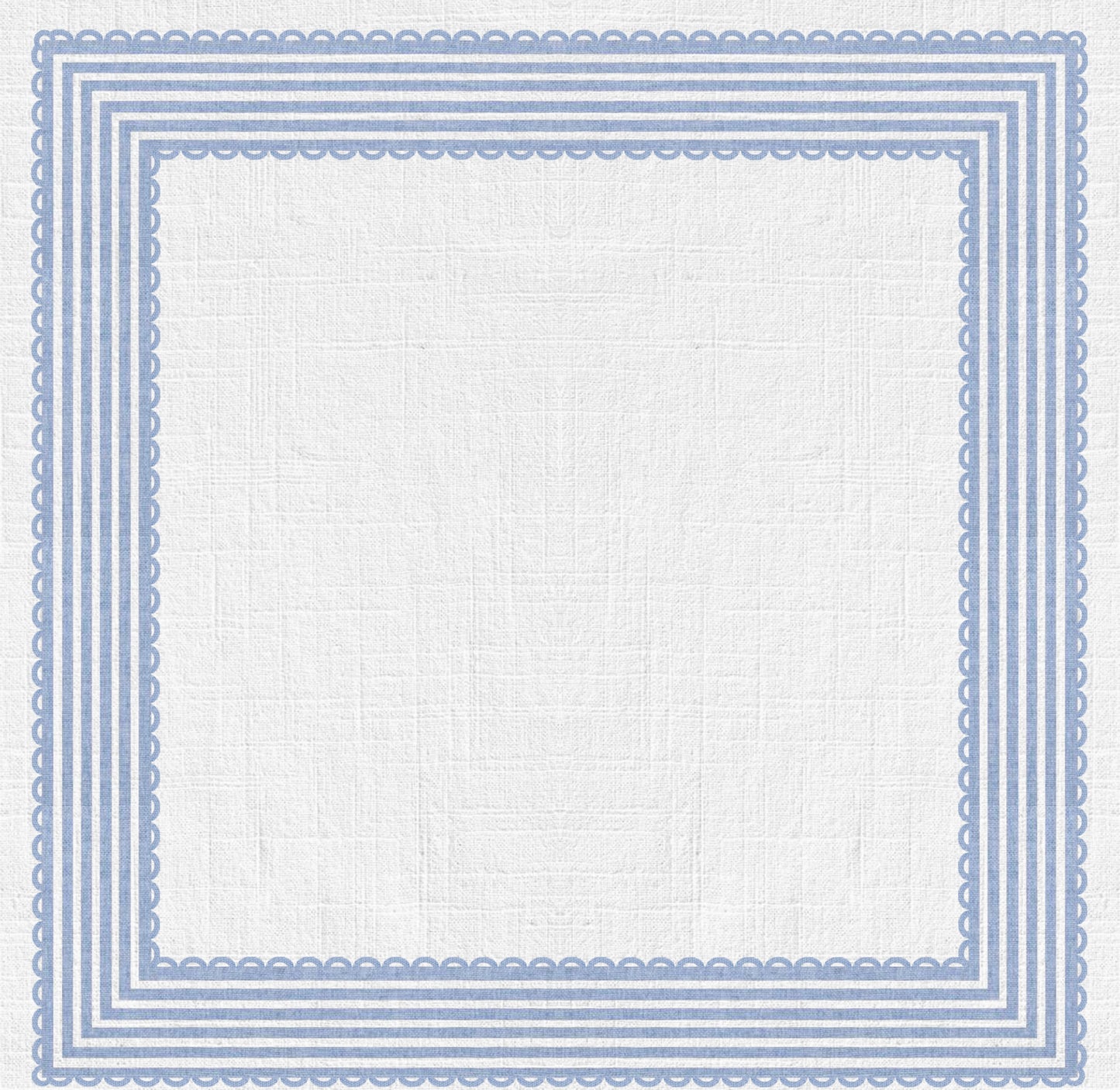 Ribbon Stripe Charger - (SQUARE)