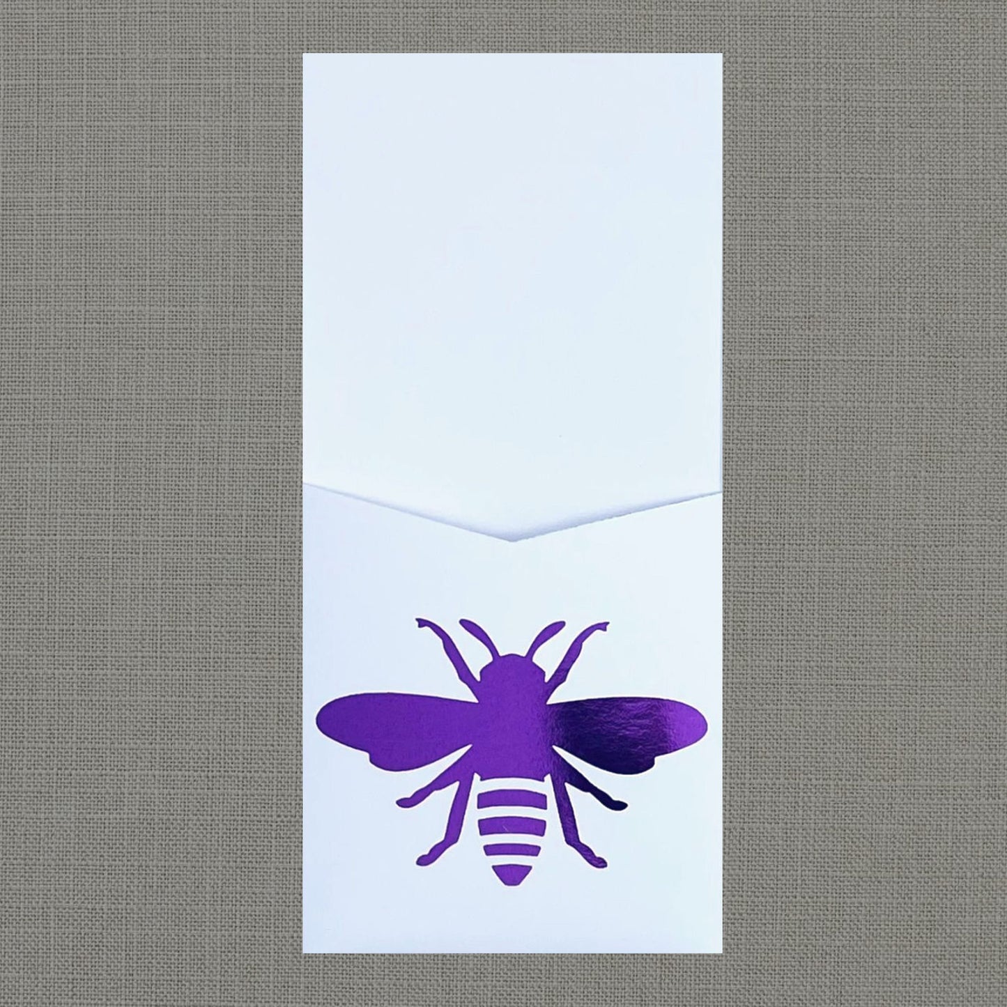 Foil Diamond Bee - Cutlery Pouch
