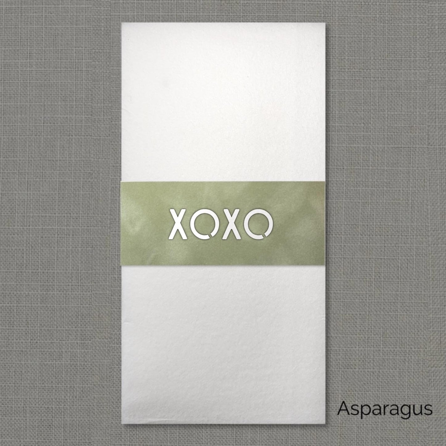XOXO Velvet Napkin Wrap