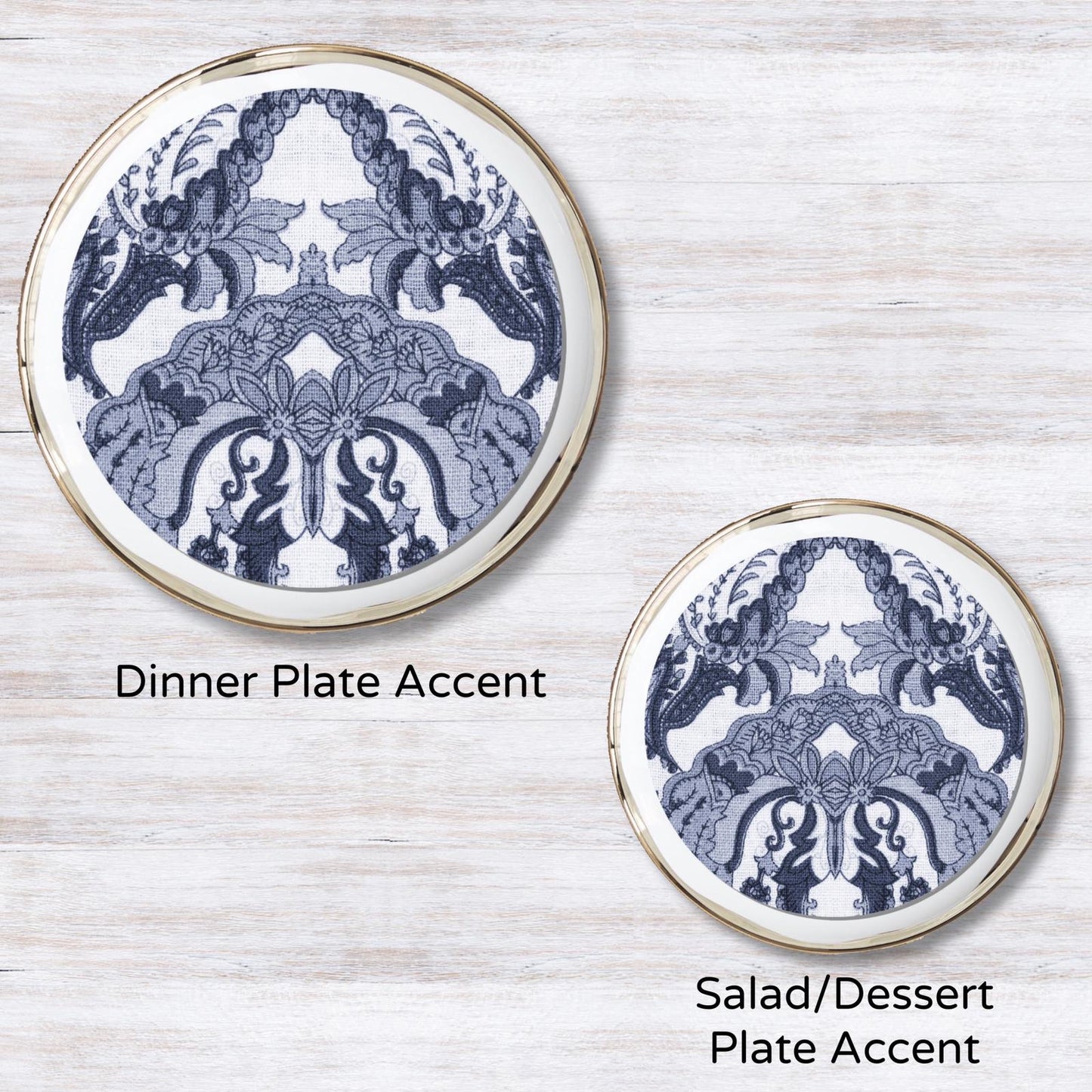 Parisian Paisley Plate Accent