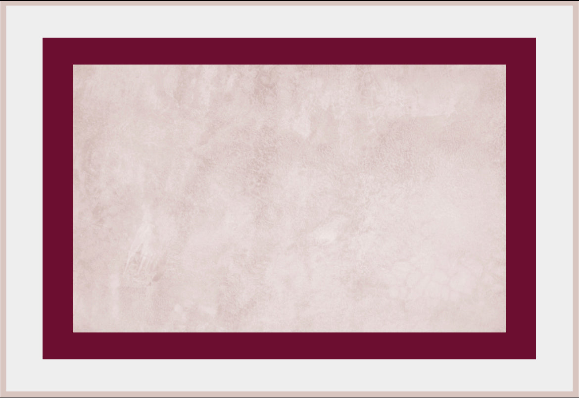 Watercolor Border Pink - Placemat