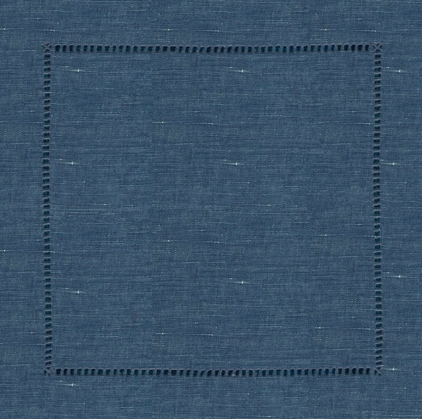 Chambray Hemstitch Charger - (SQUARE)