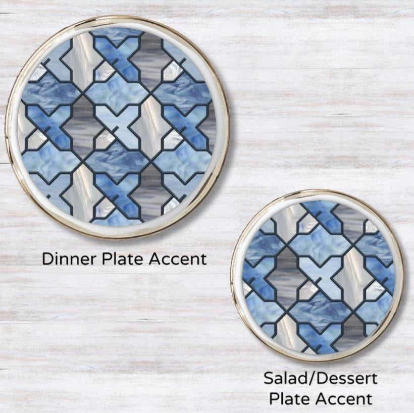 Classy Glassy Plate Accent