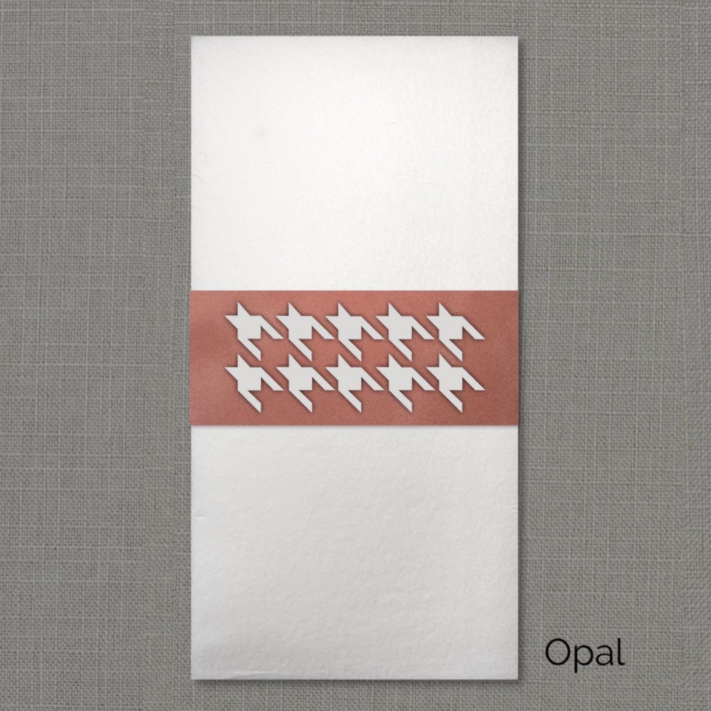 Houndstooth Velvet Napkin Wrap