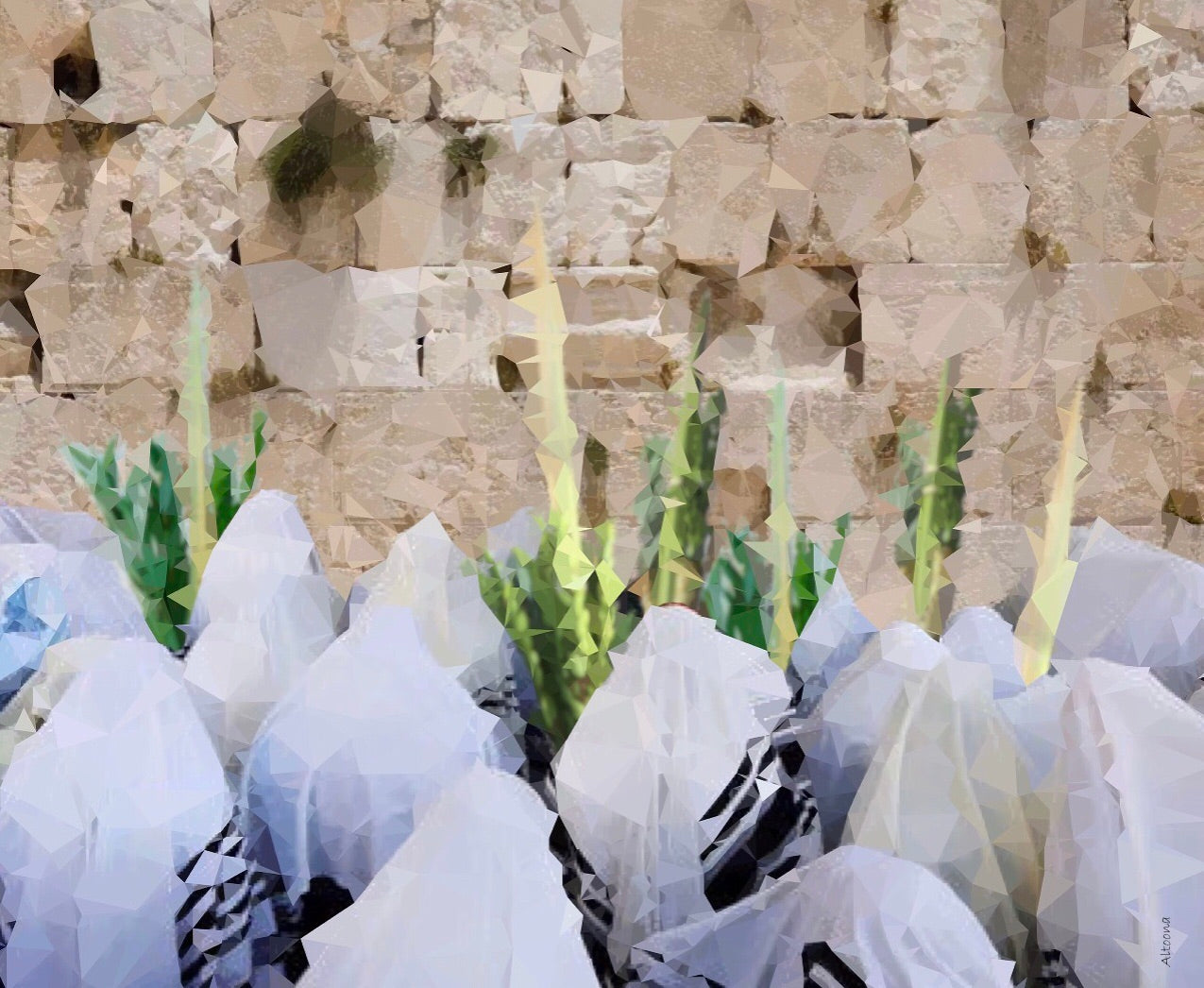 Lulavim at The Wall - Wall Art