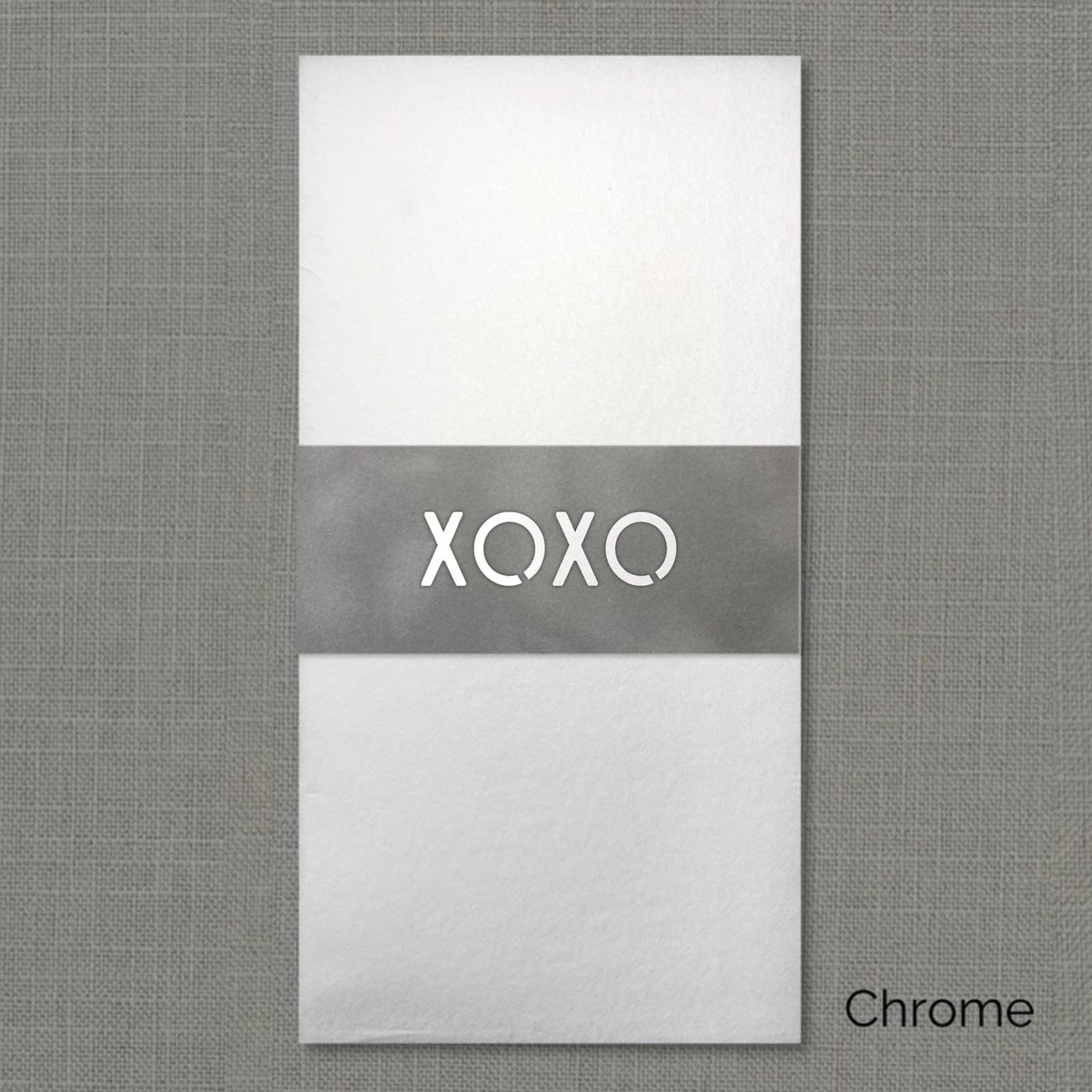 XOXO Velvet Napkin Wrap