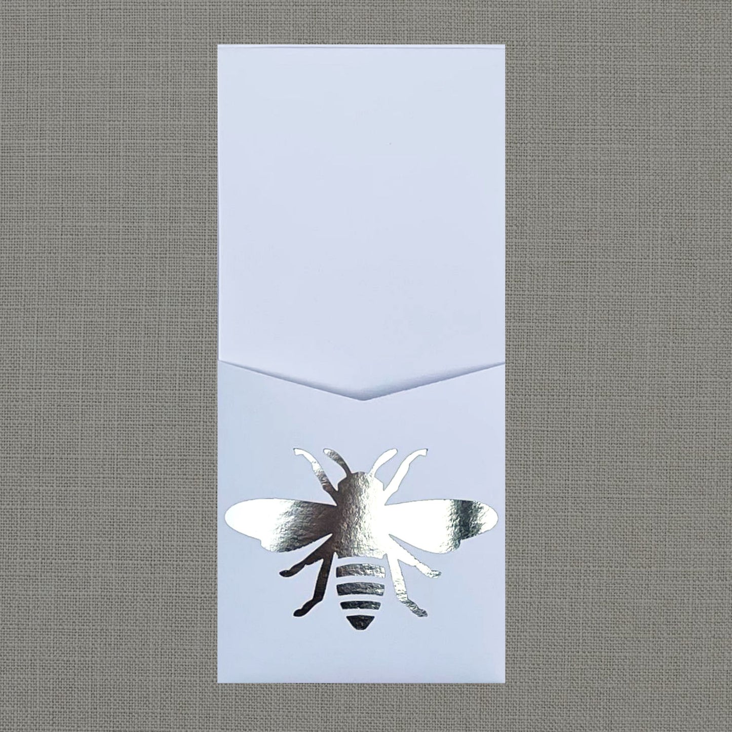 Foil Diamond Bee - Cutlery Pouch