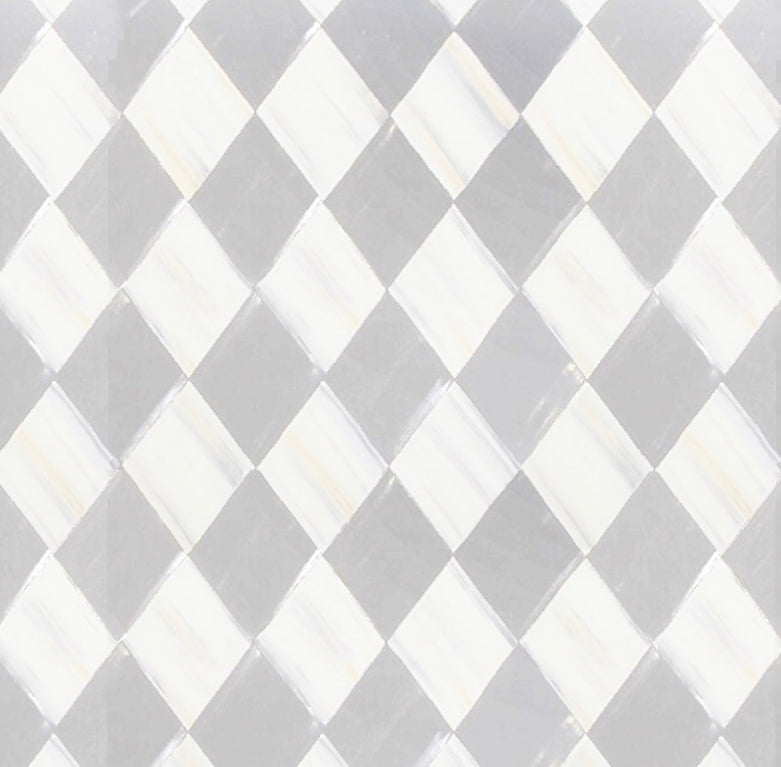 Harlequin Gray Charger - (SQUARE)