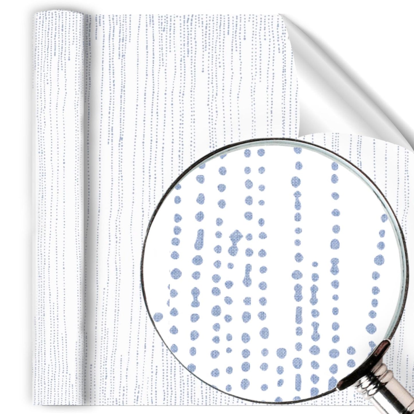 Dripping Dots Blue