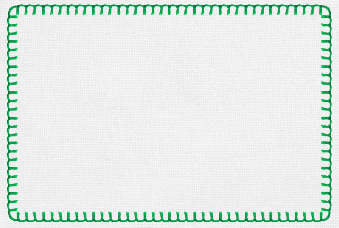 Stitched Green - Placemat