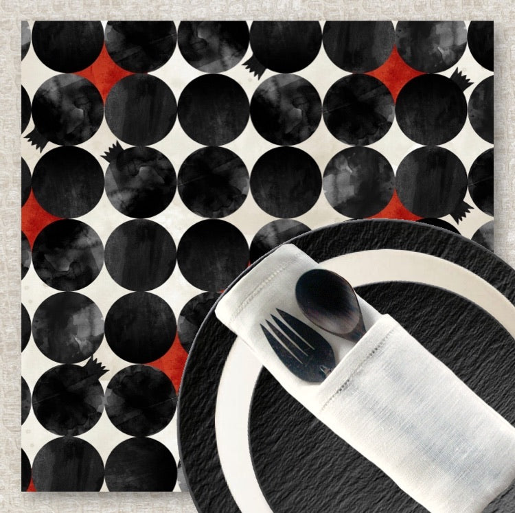 Pinpoint Pomegranate - Placemat