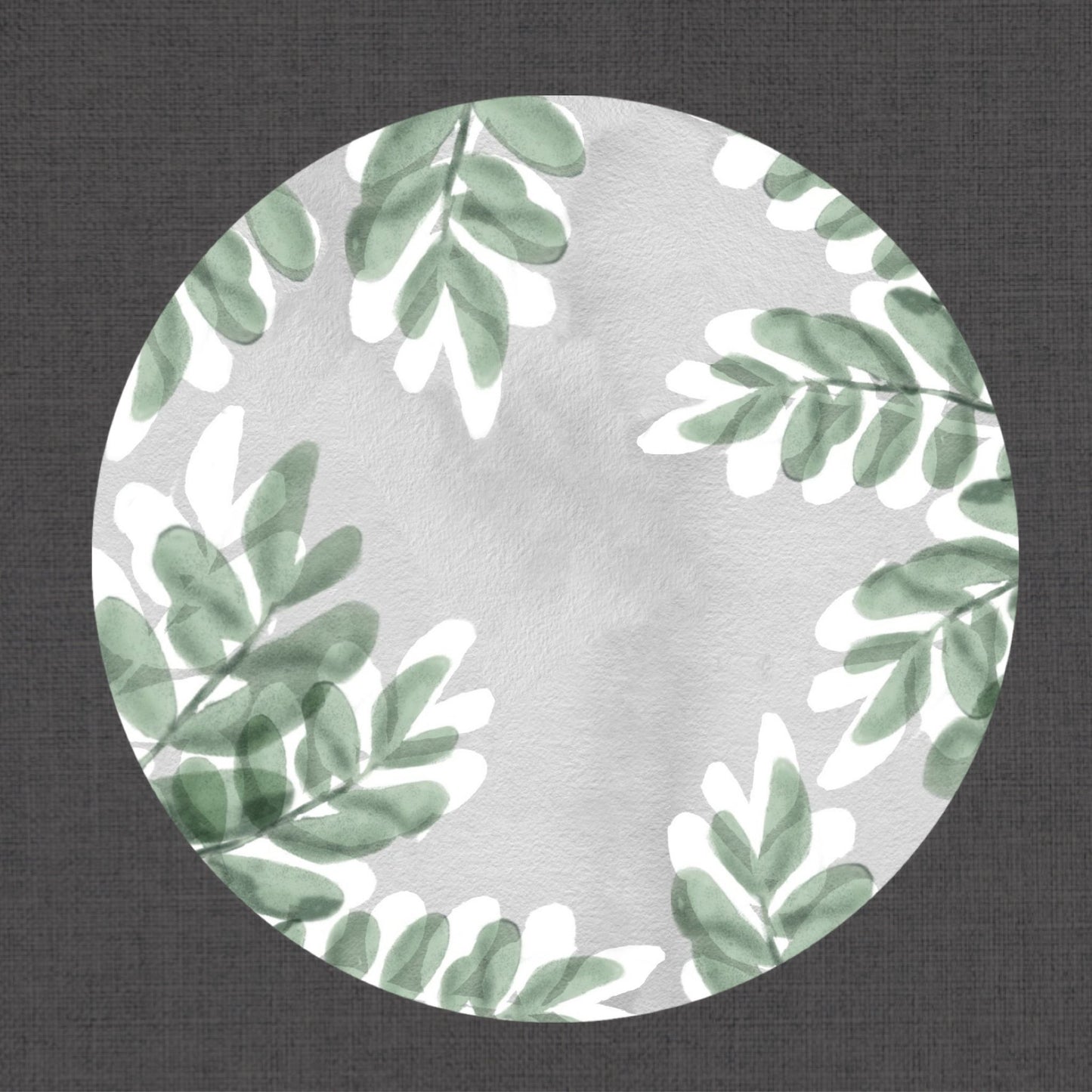 Sage Shadow (Die Cut) Charger (Circle)