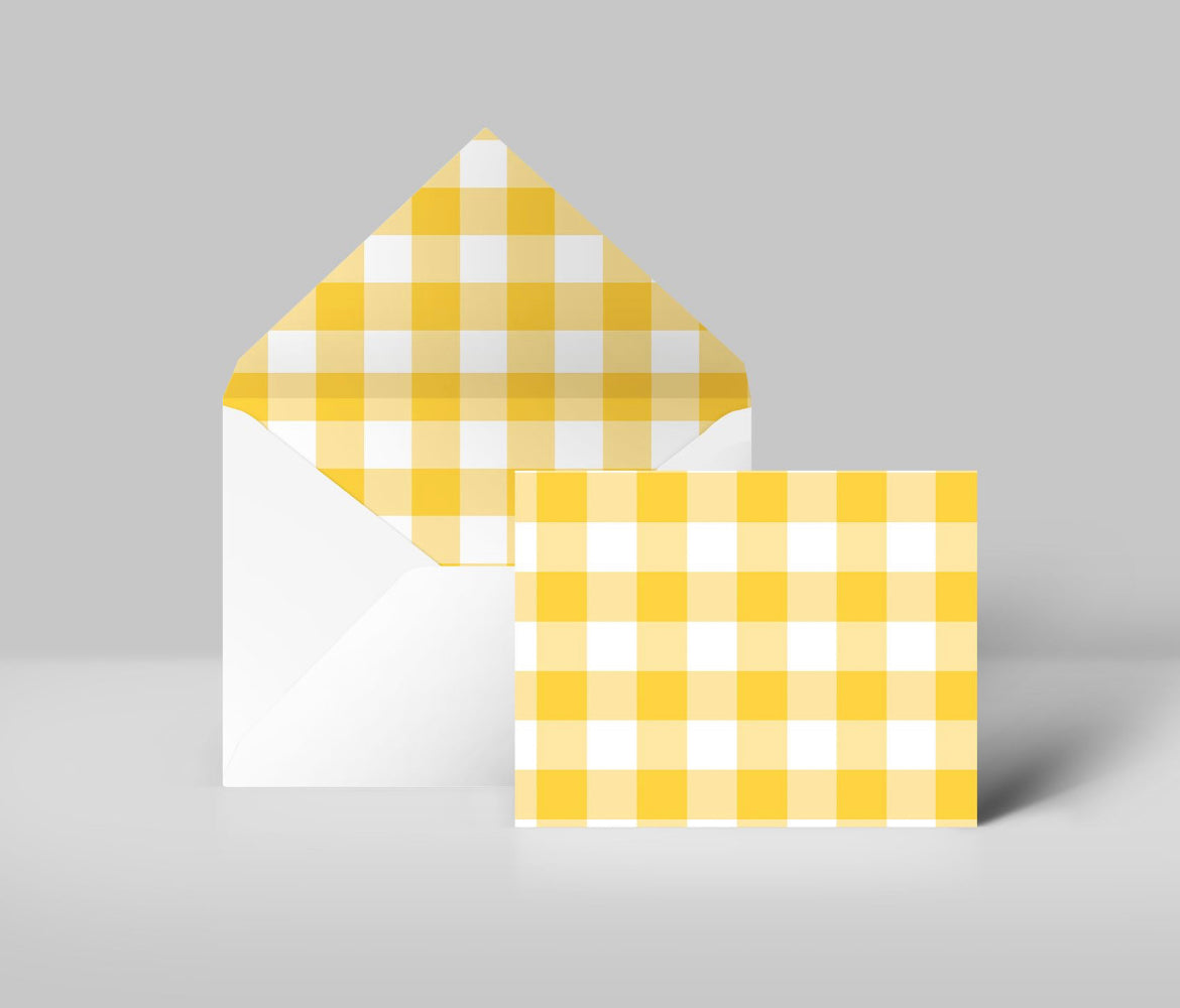 Gingham Yellow