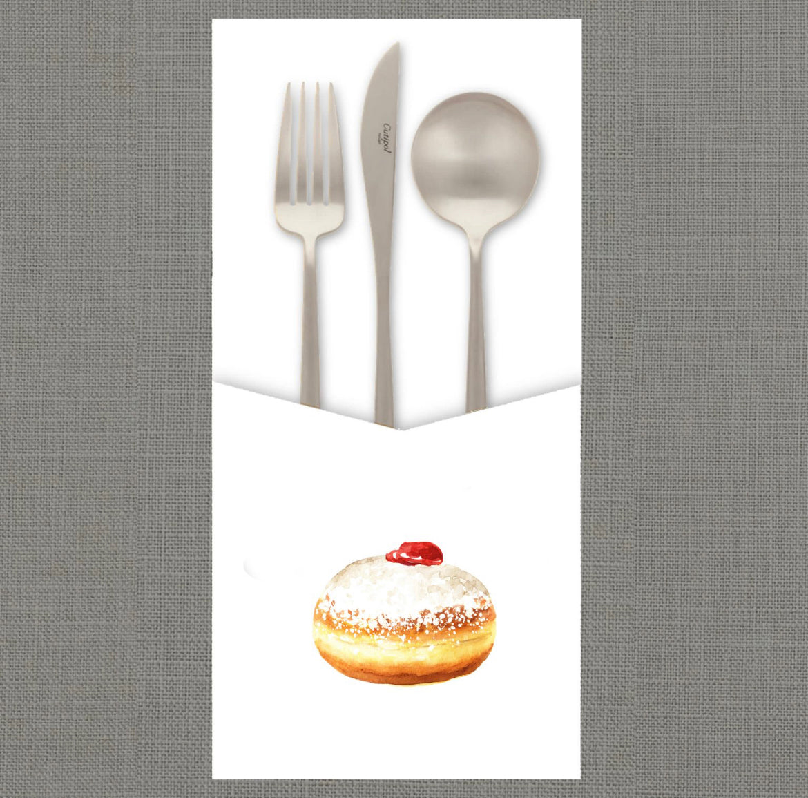 Jelly Donut Cutlery Pouch