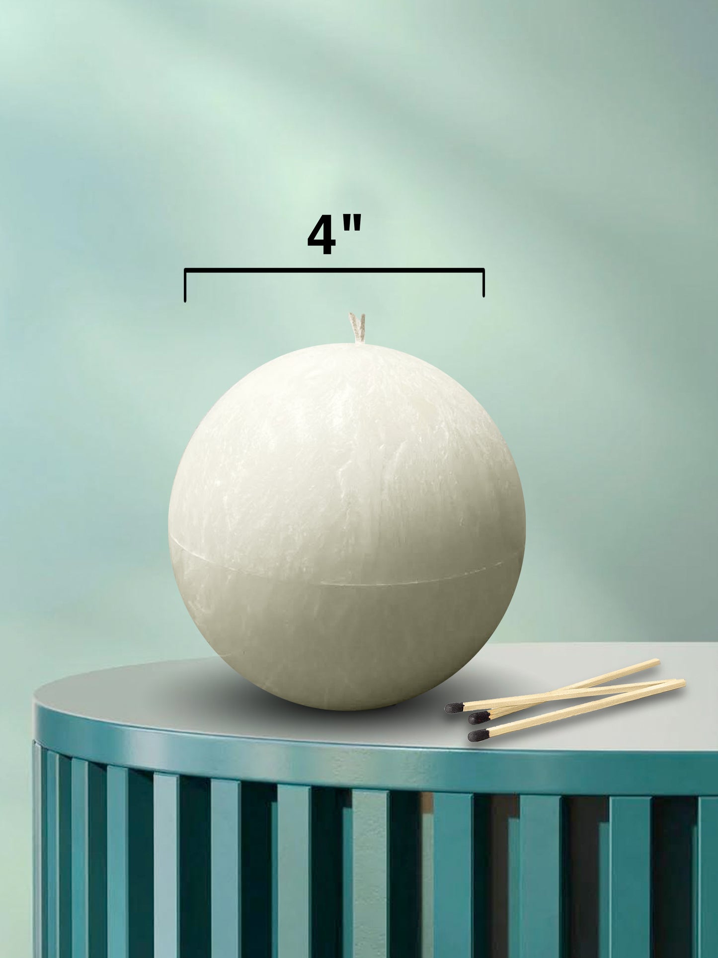 4 inch Marble Havdalah Sphere