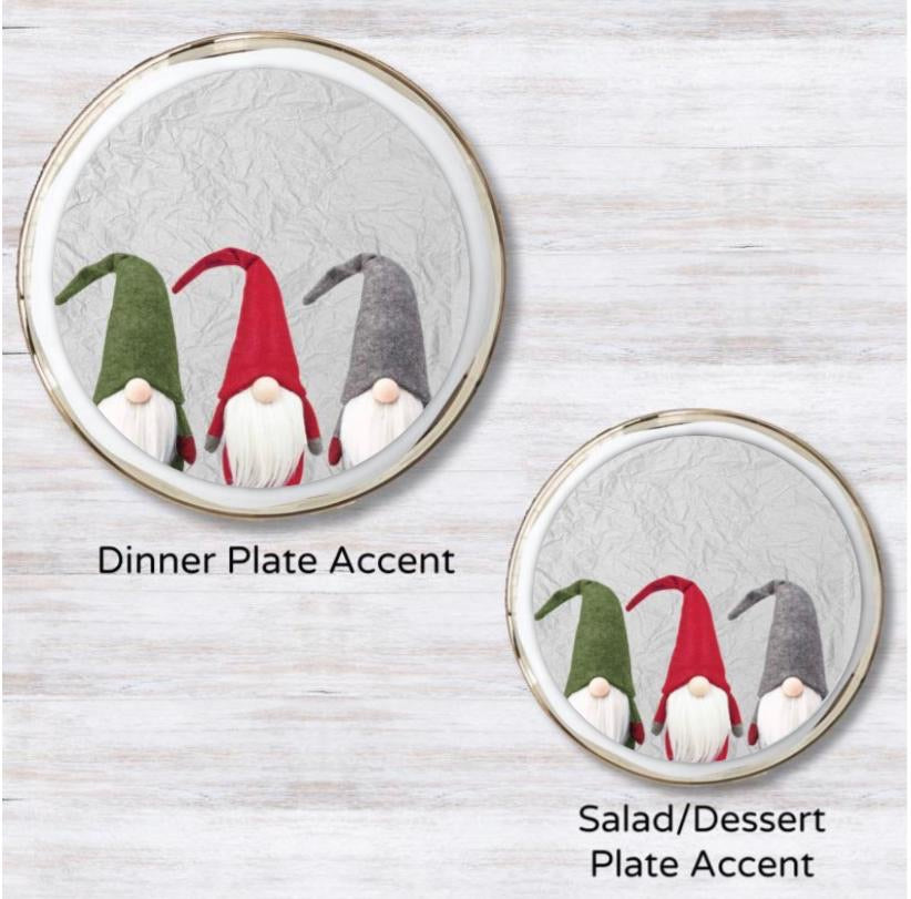 Merry Gnomes Plate Accent