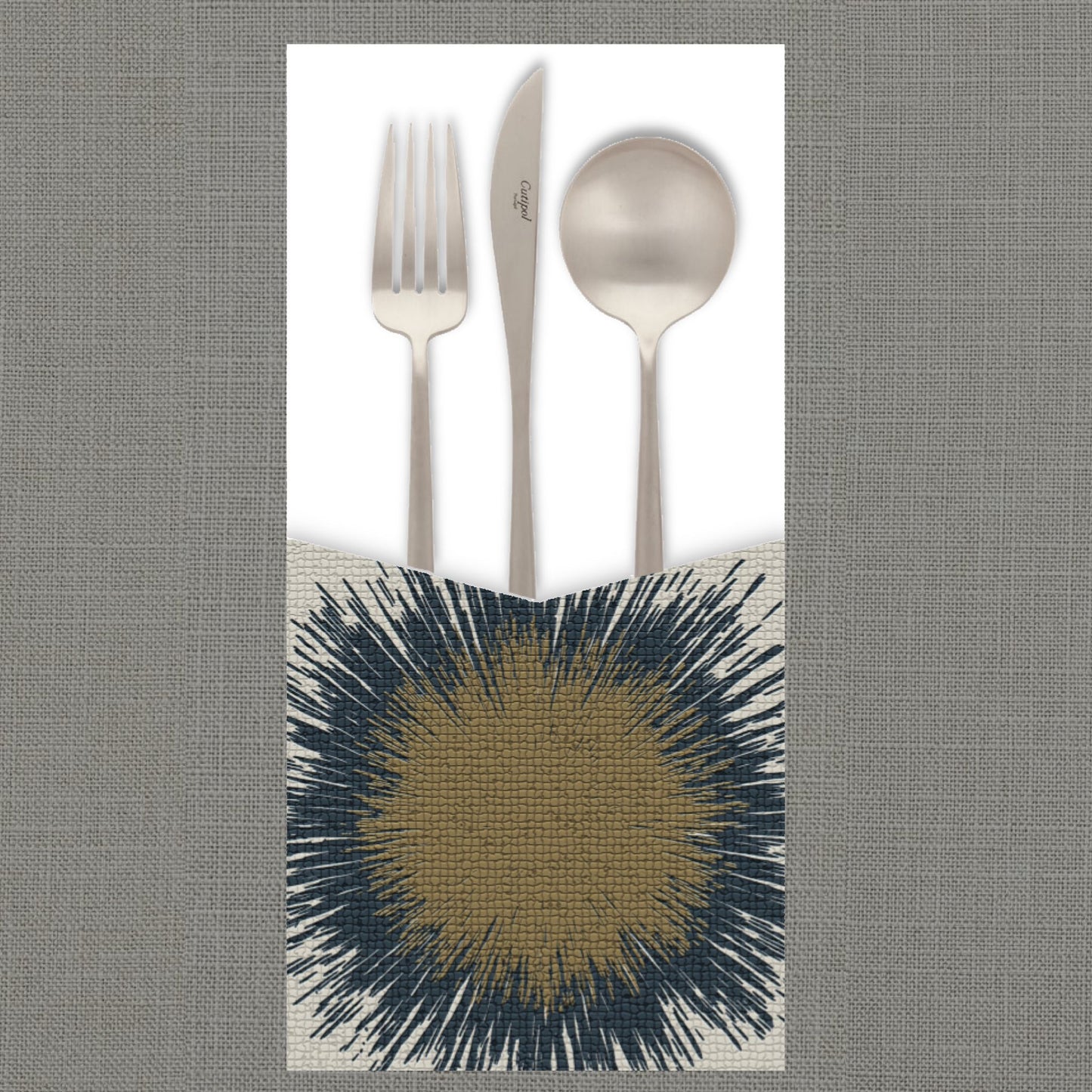 Burst Champagne Cutlery Pouch