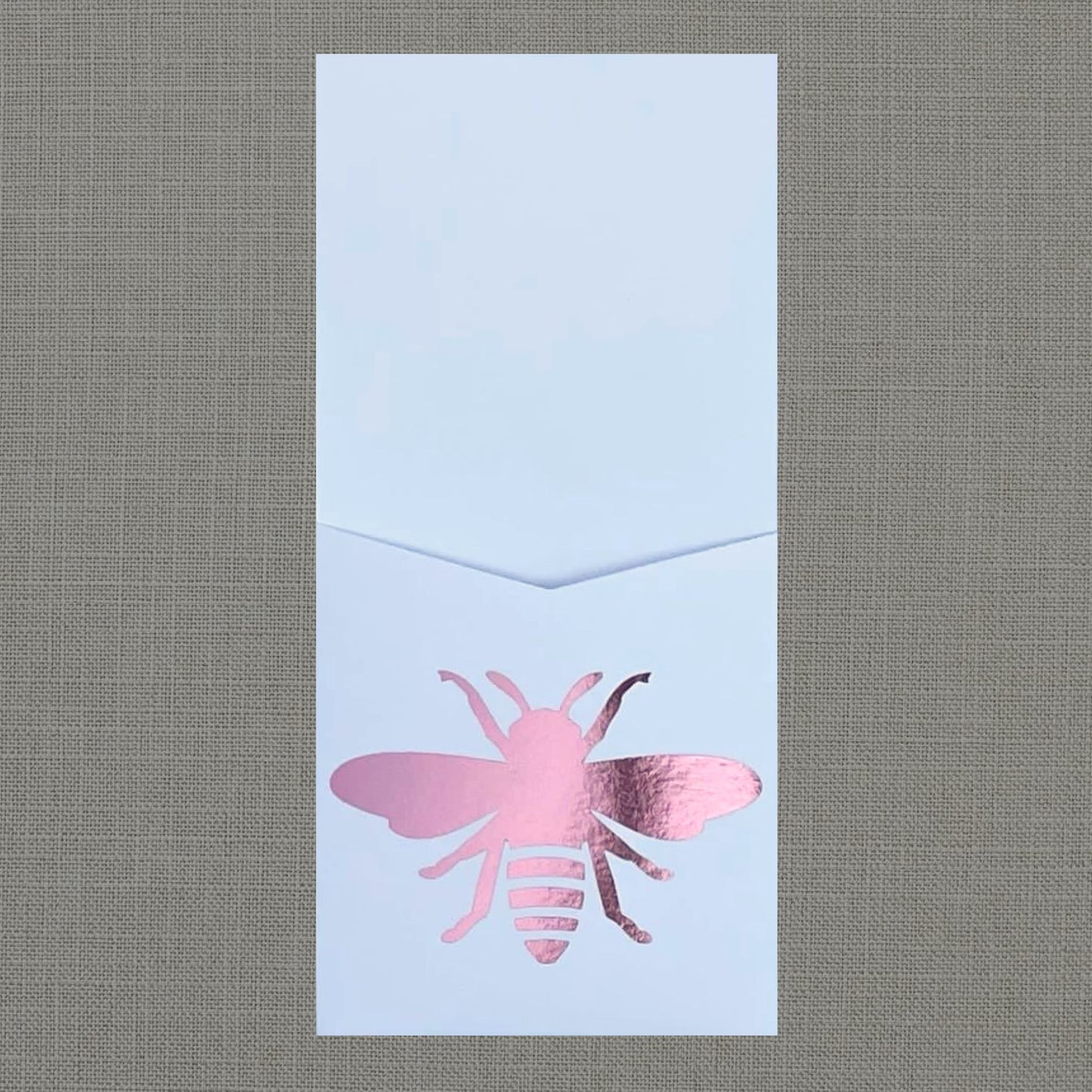Foil Diamond Bee - Cutlery Pouch