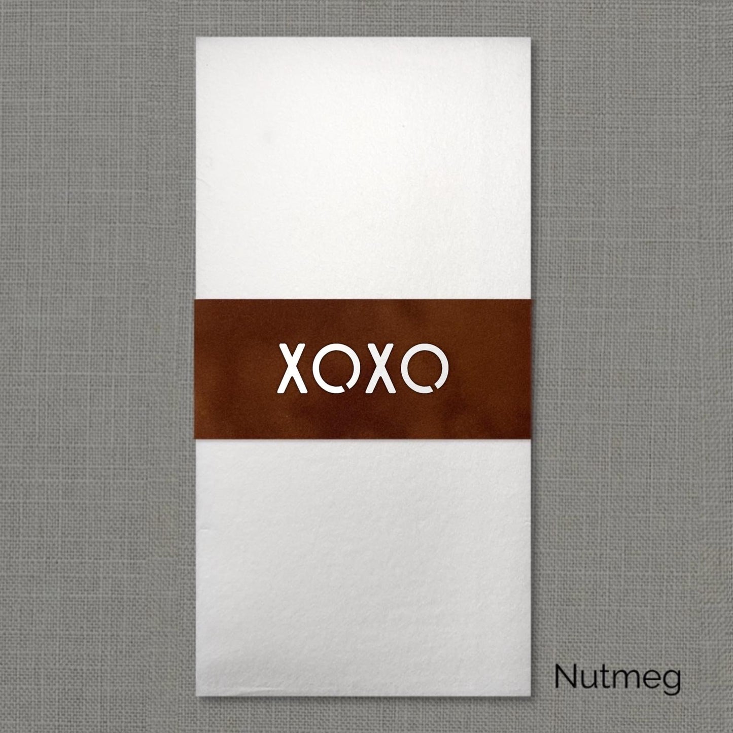 XOXO Velvet Napkin Wrap