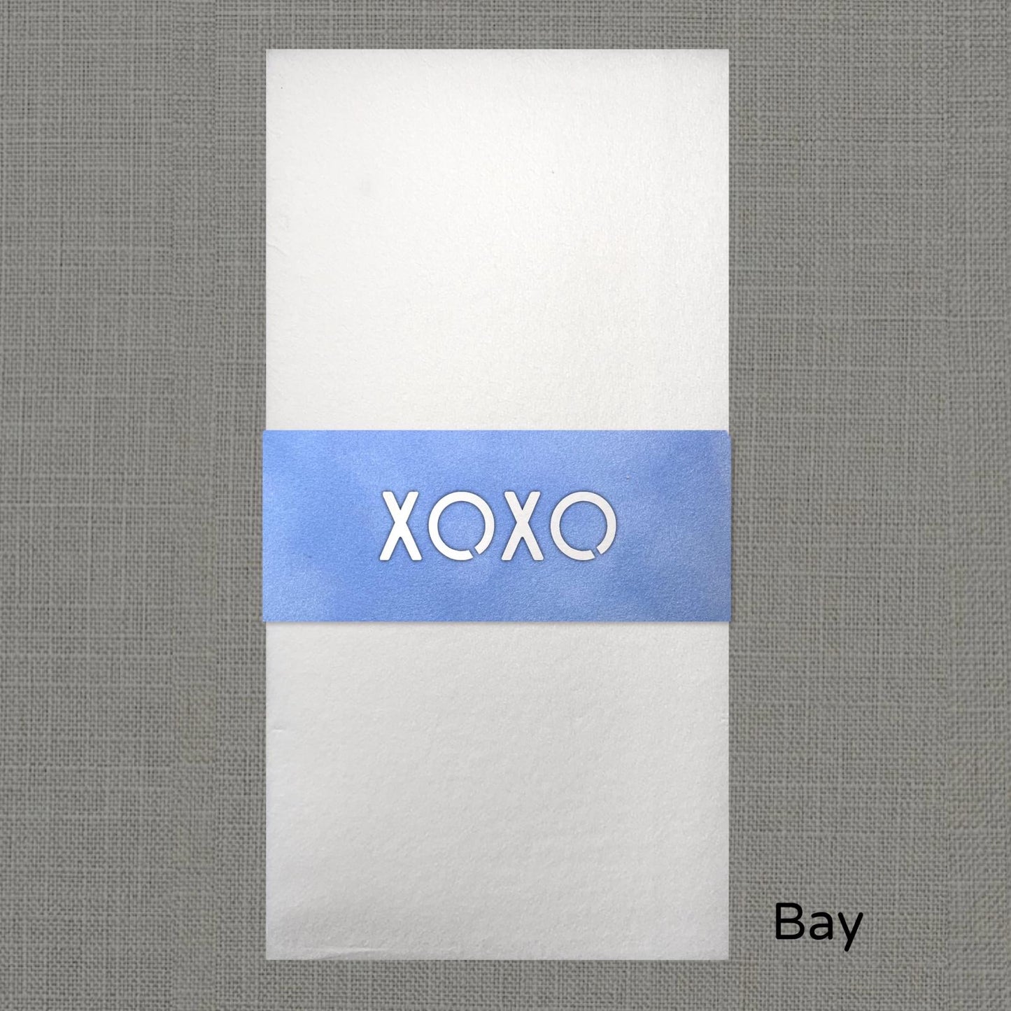 XOXO Velvet Napkin Wrap