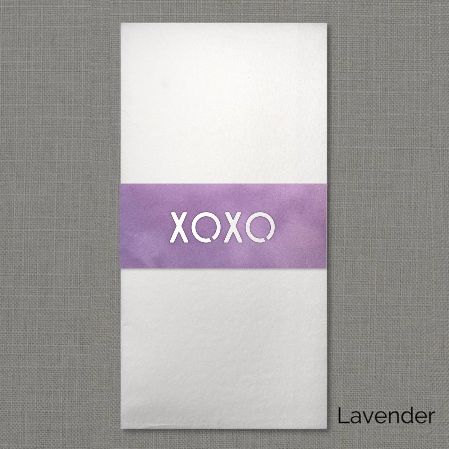 XOXO Velvet Napkin Wrap