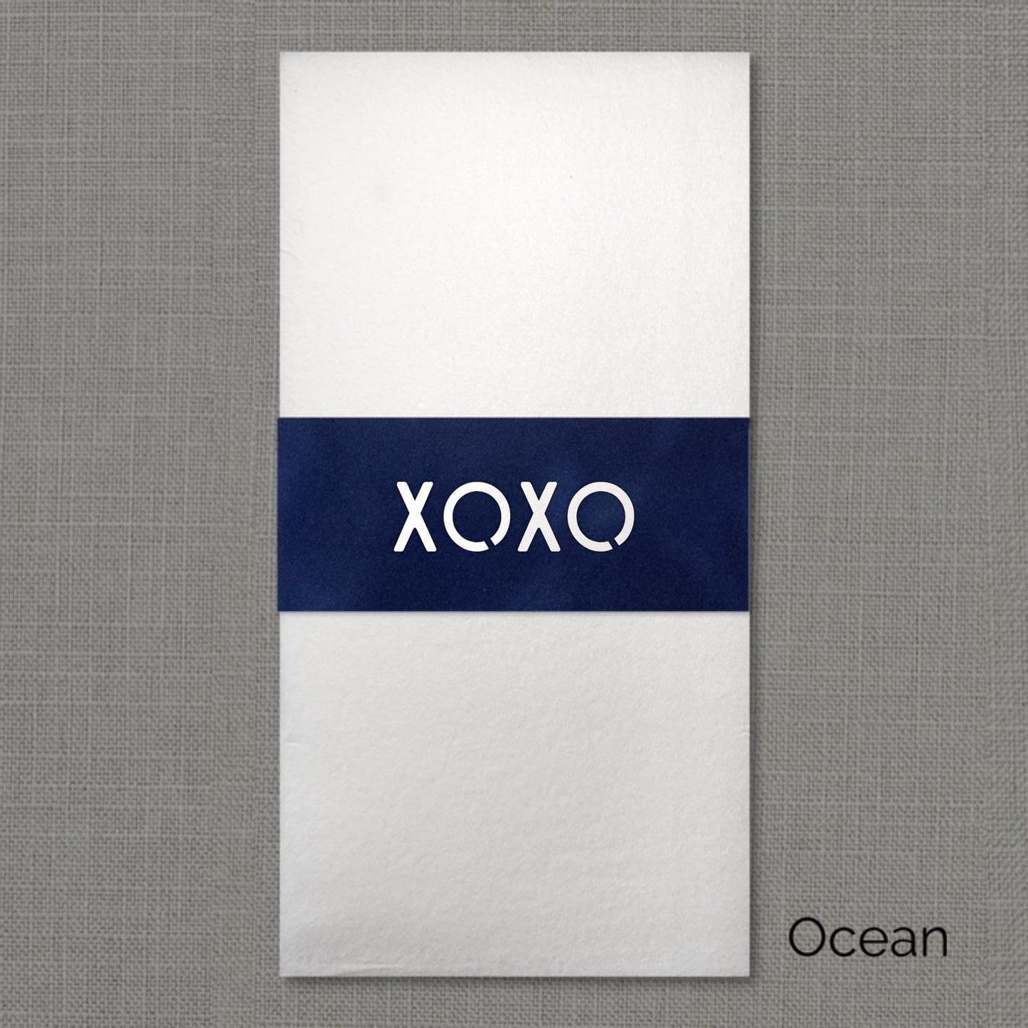XOXO Velvet Napkin Wrap