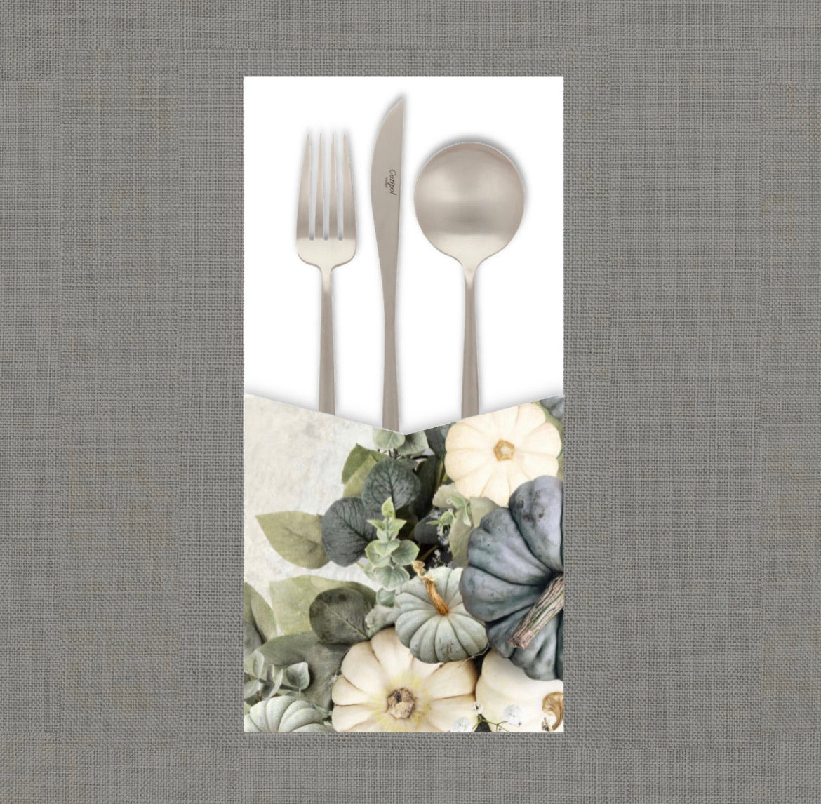 Ivory Patch Cutlery Pouch