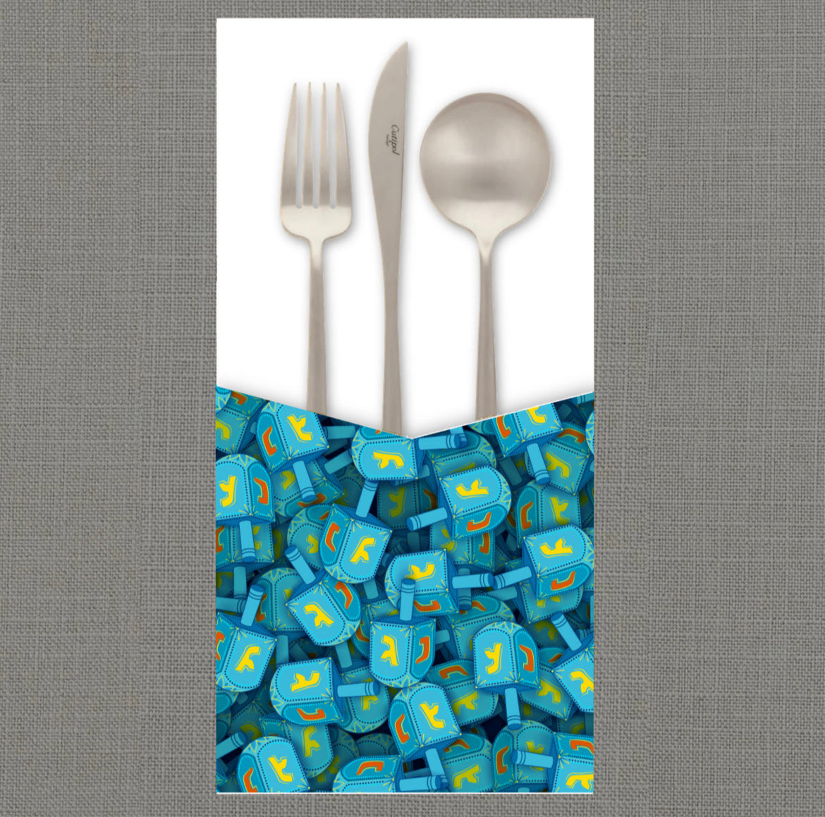 Dreidel Cutlery Pouch