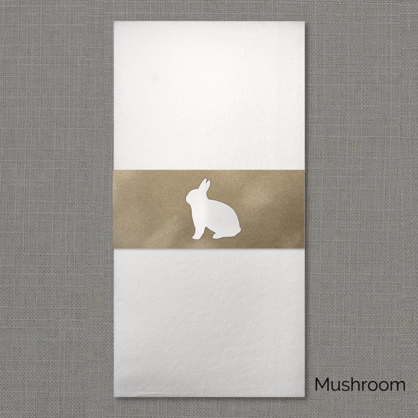Bunny Velvet Napkin Wrap