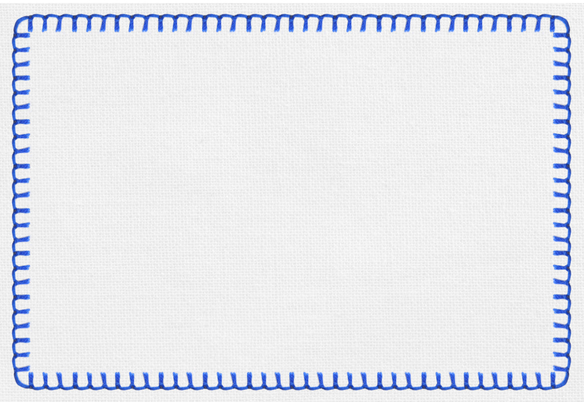 Stitched Royal Blue - Placemat