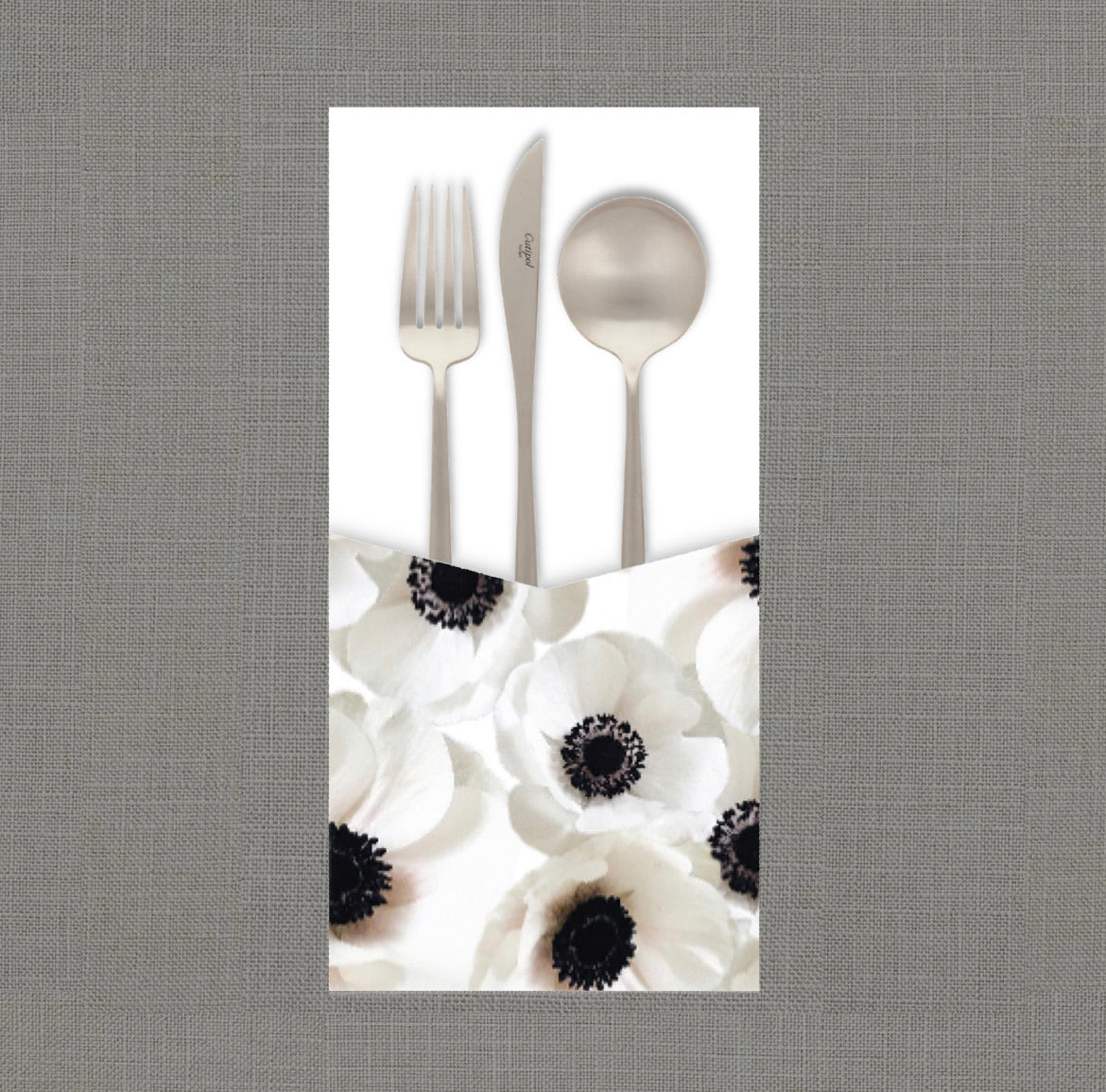 Wind Flower Cutlery Pouch