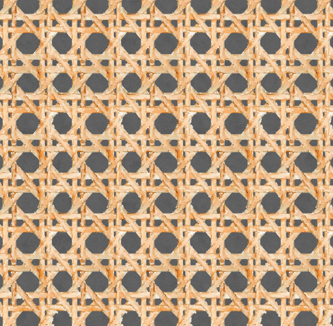 Wicker “GRAY” Charger - (SQUARE)