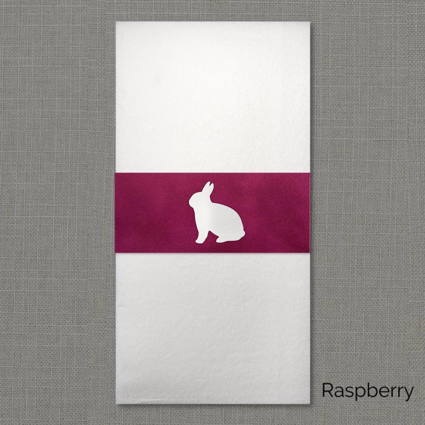 Bunny Velvet Napkin Wrap