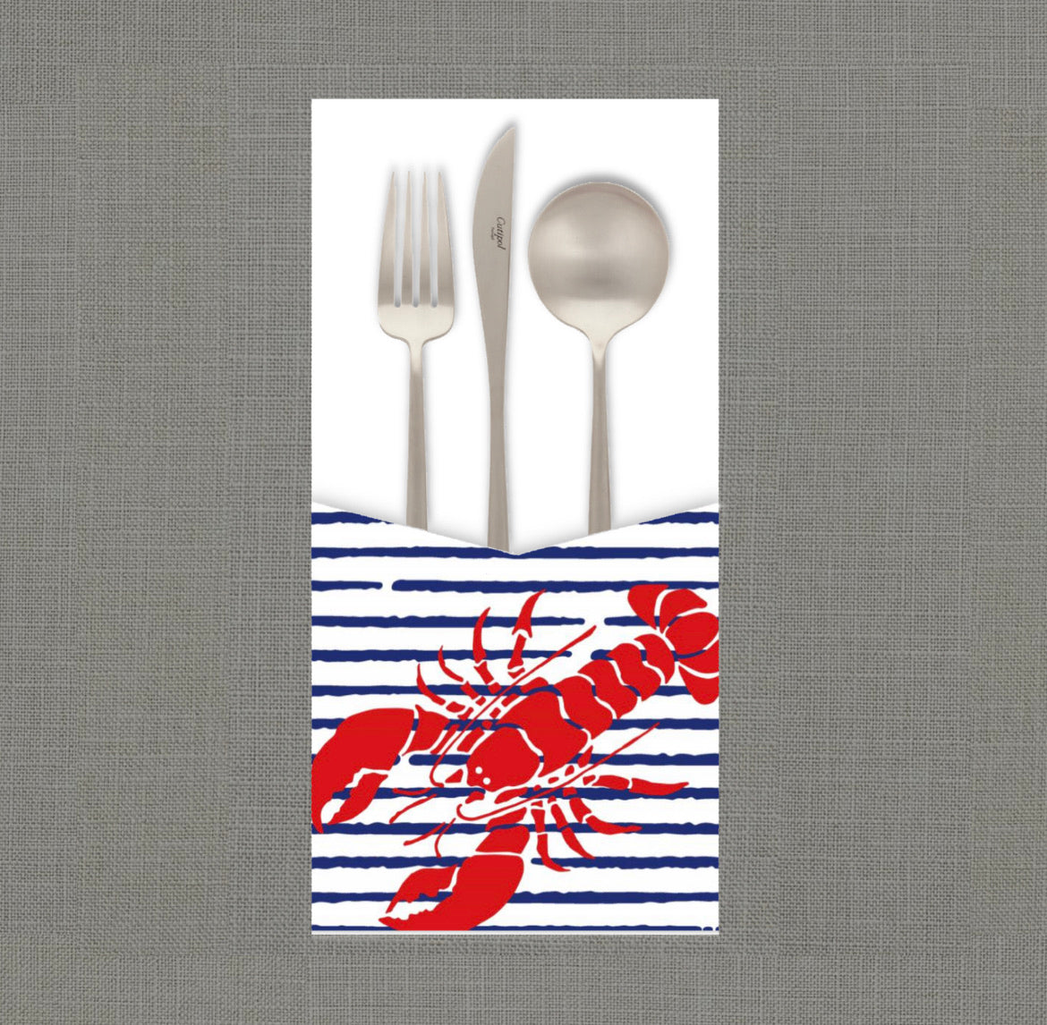 New England Red Cutlery Pouch