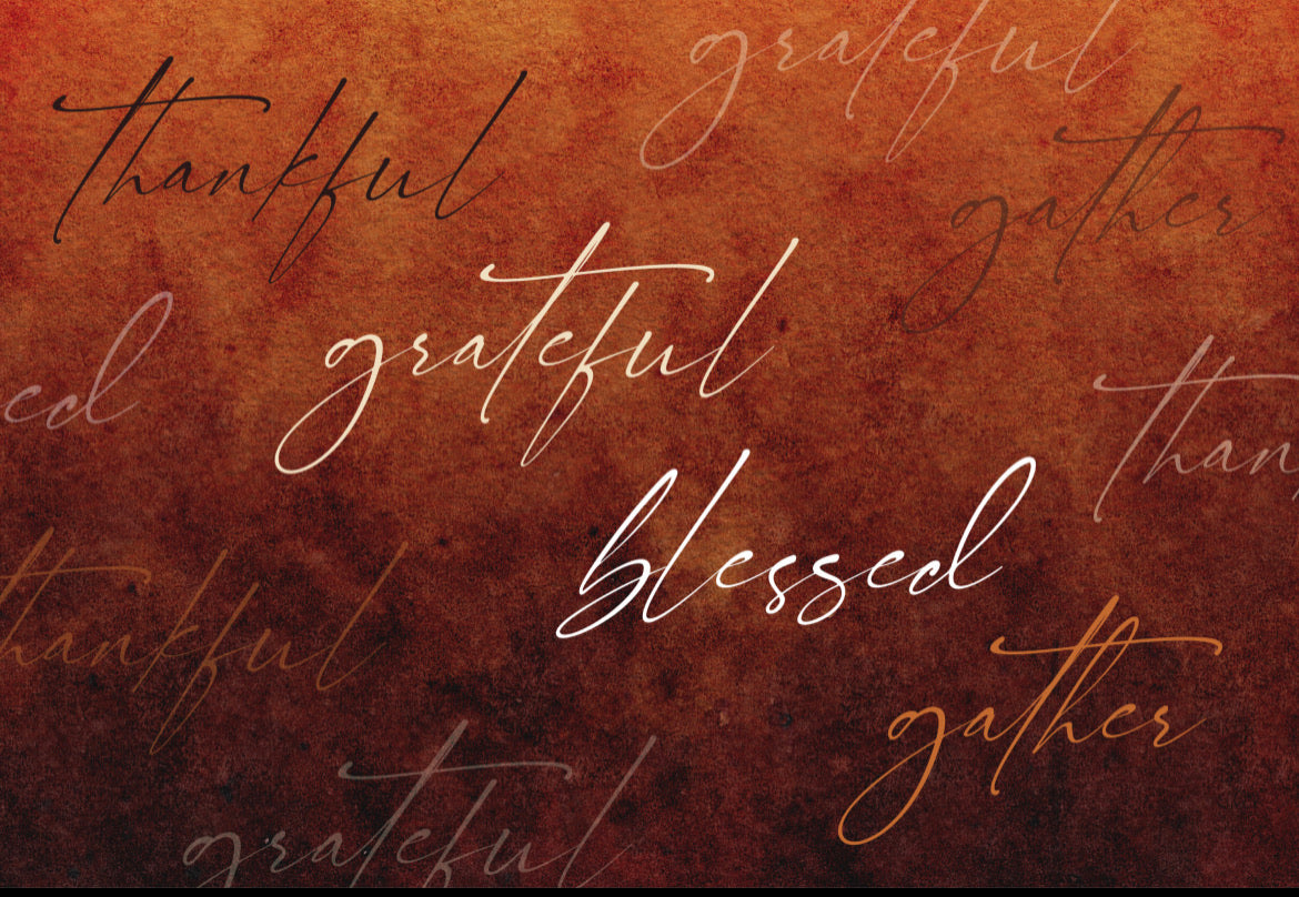 Thankful Rust - Placemat