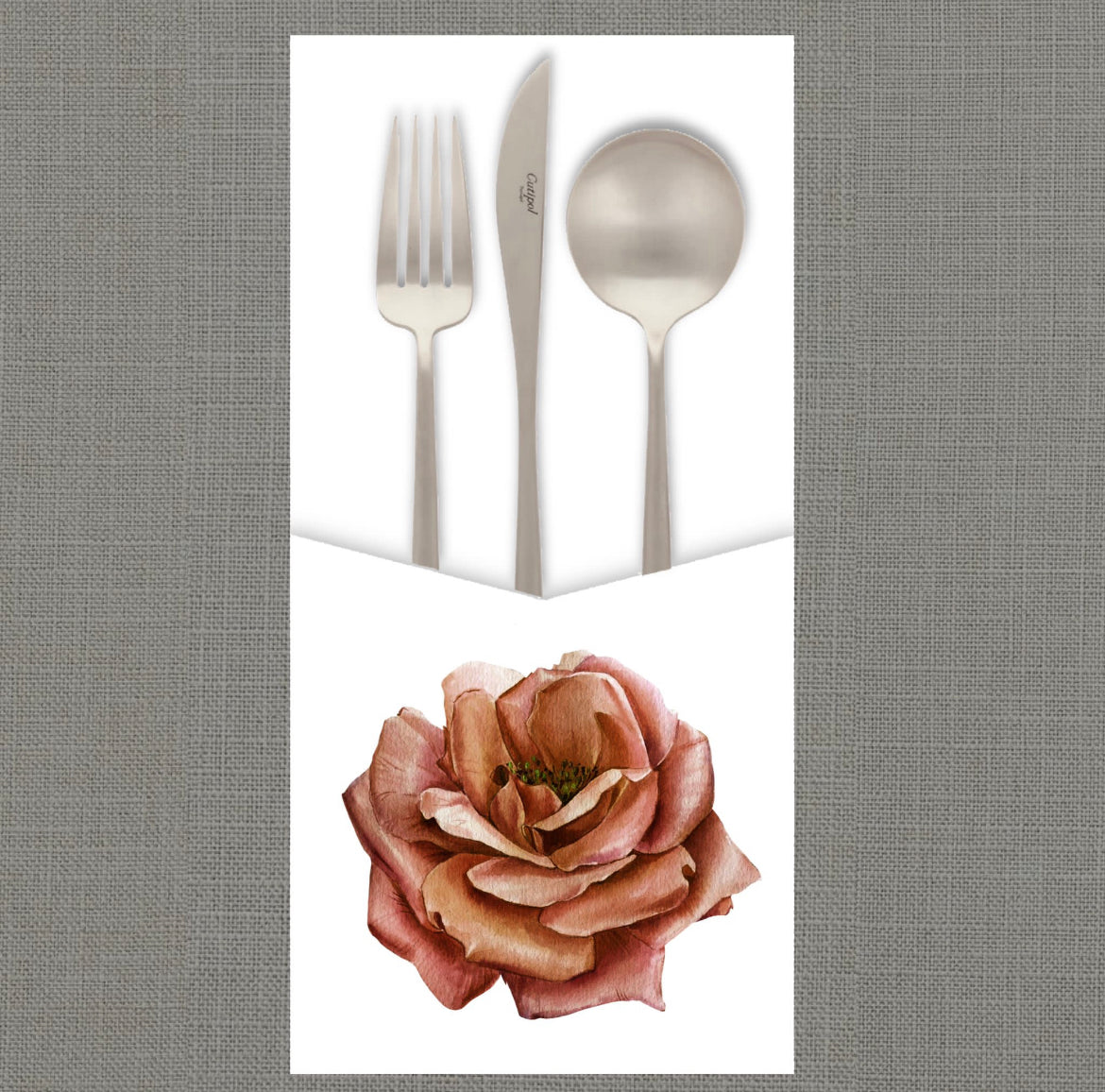 Camellia Cutlery Pouch