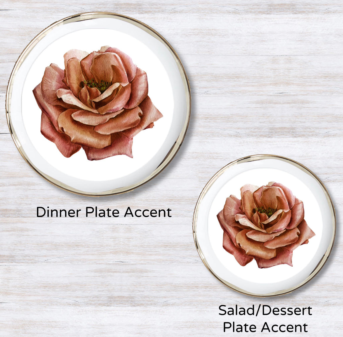 Camellia Plate Accent