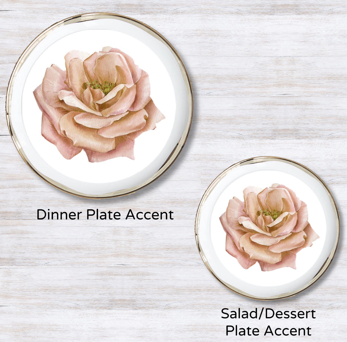 Camellia Plate Accent