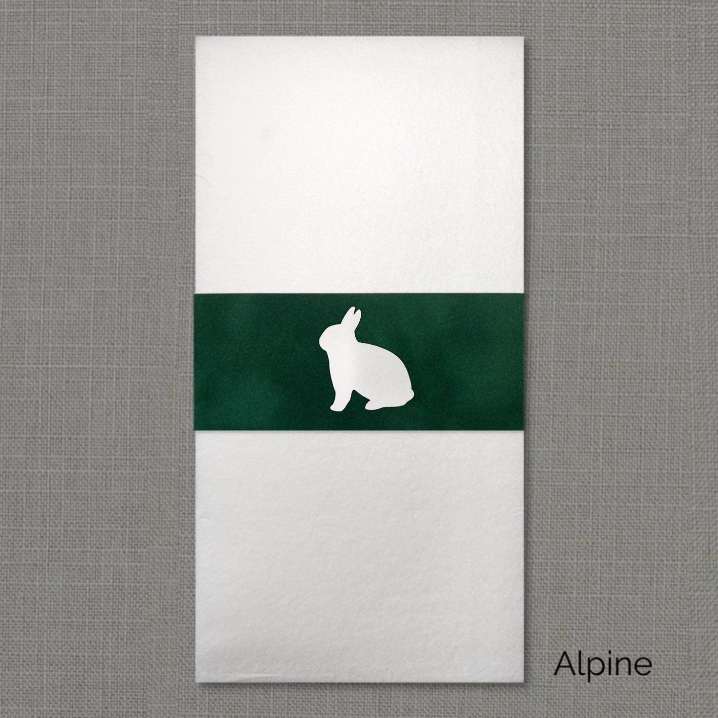 Bunny Velvet Napkin Wrap