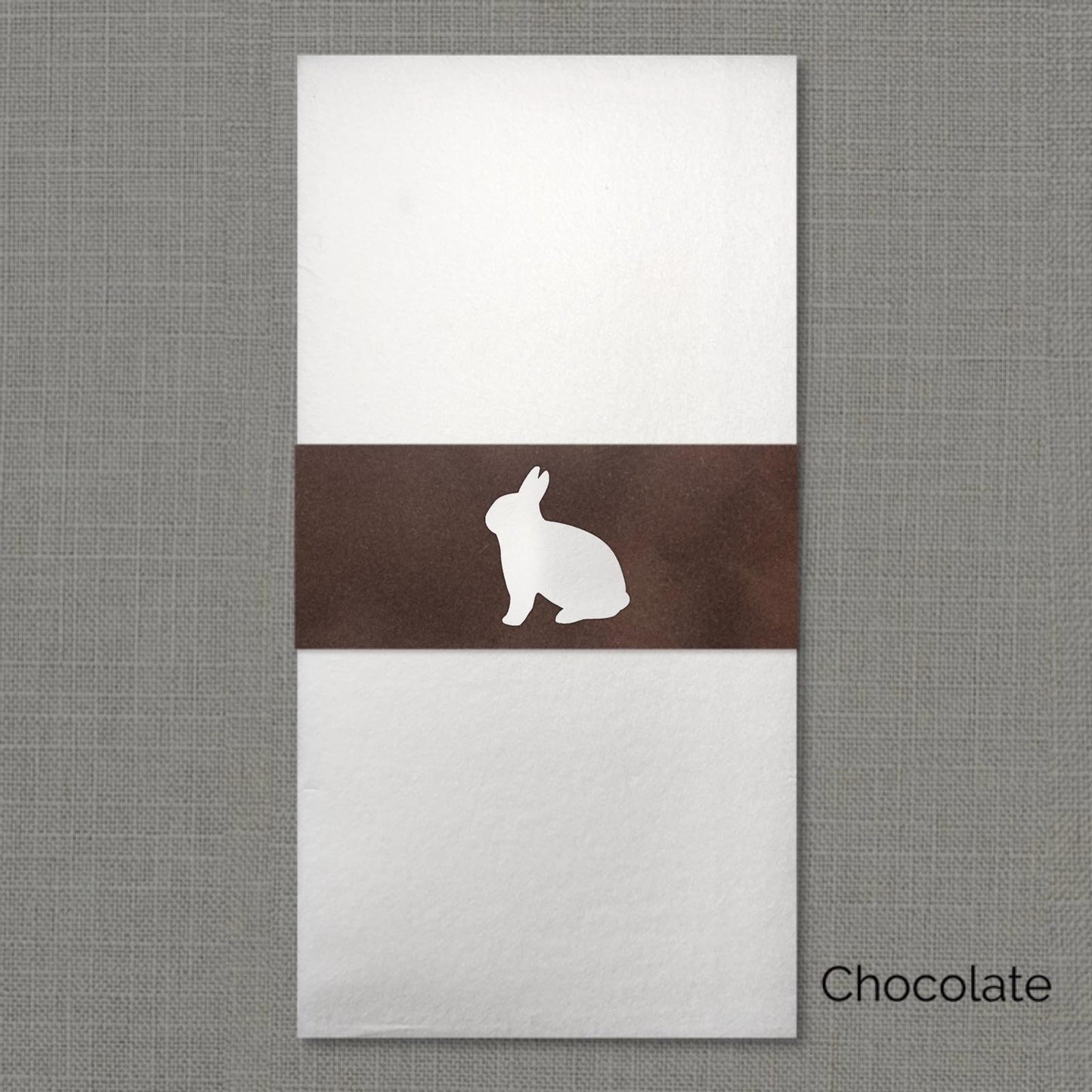 Bunny Velvet Napkin Wrap