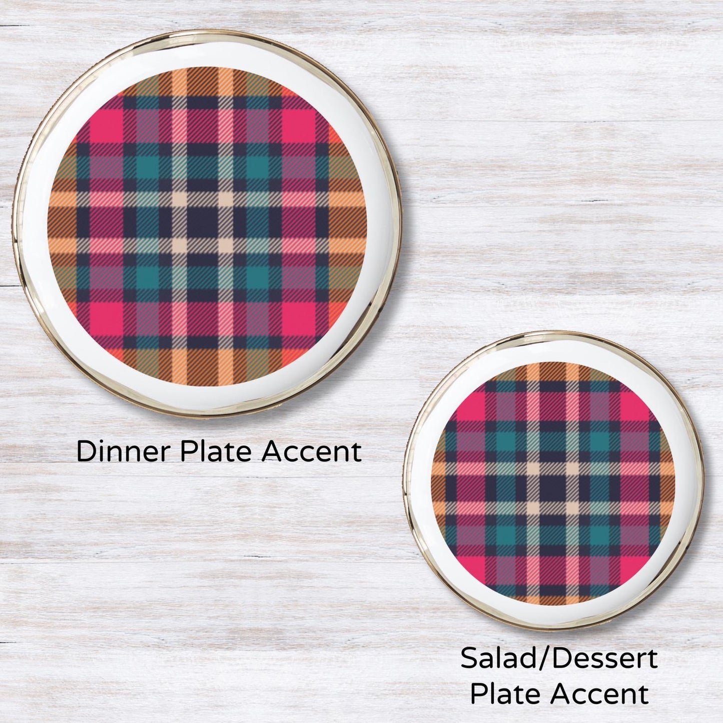 Tartan Spice Plate Accent