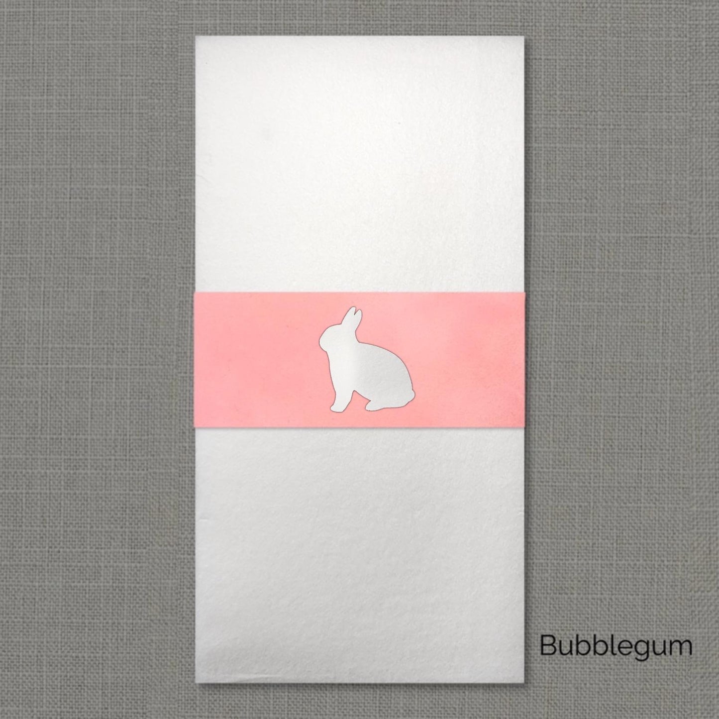 Bunny Velvet Napkin Wrap