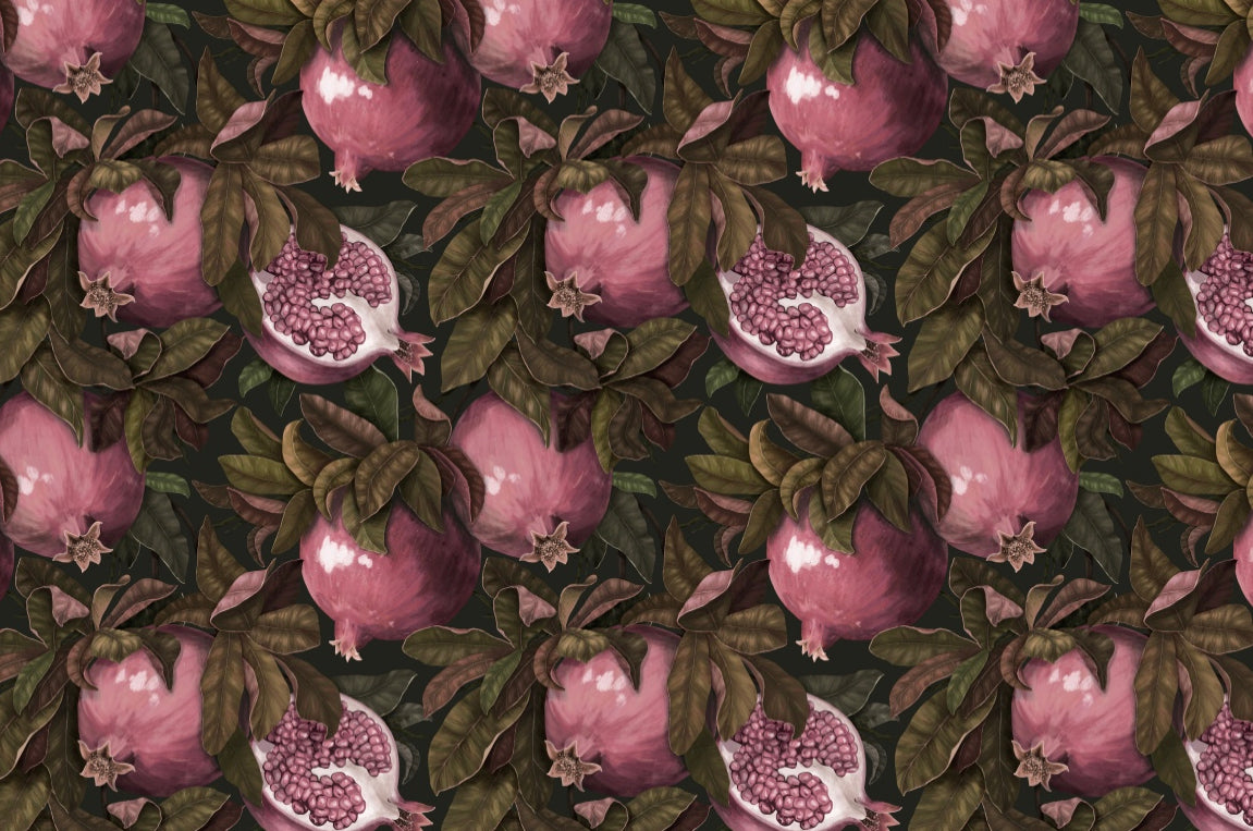 Pomegranate Foliage Pink - Placemat