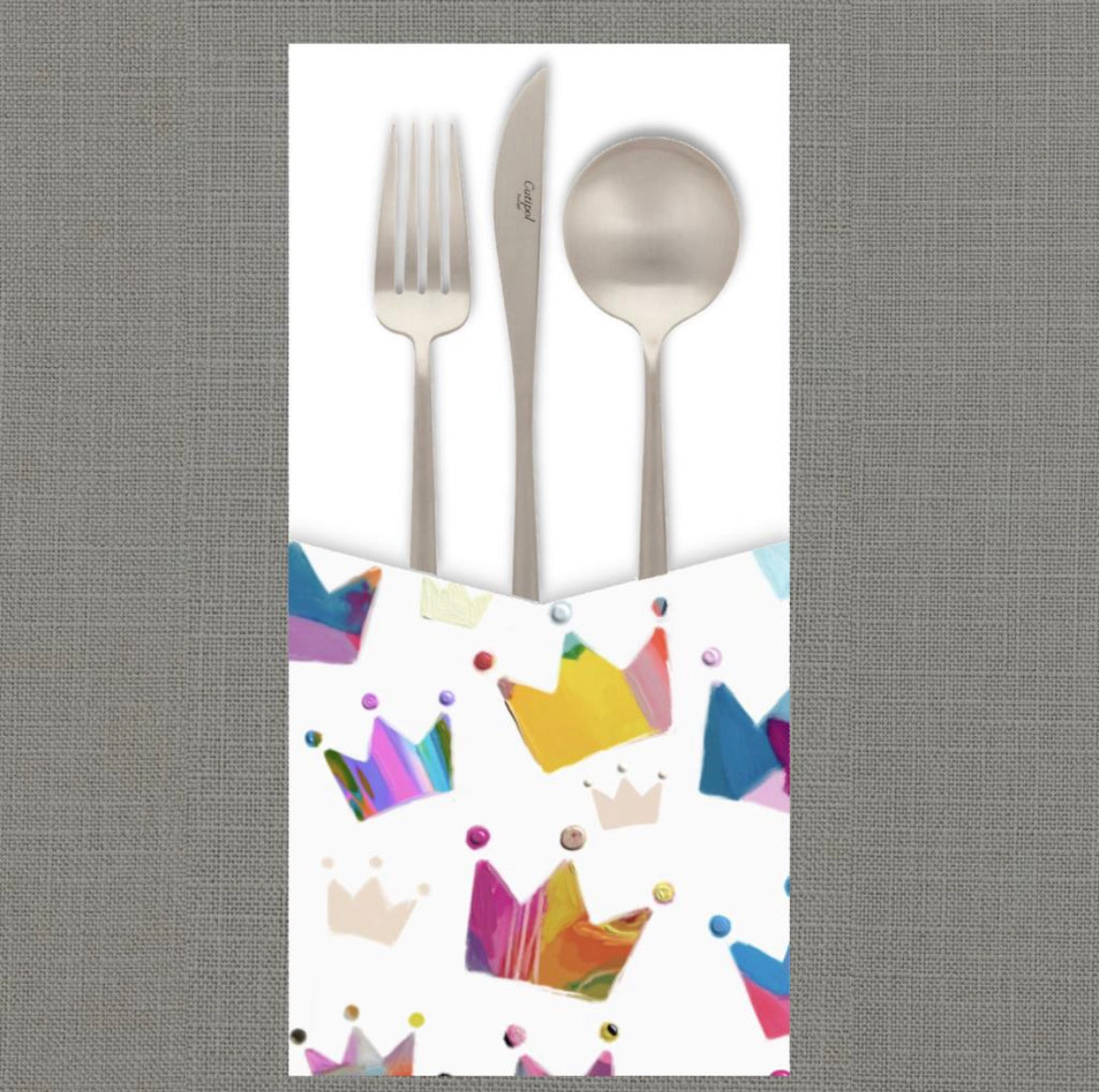 TYH Crown Cutlery Pouch