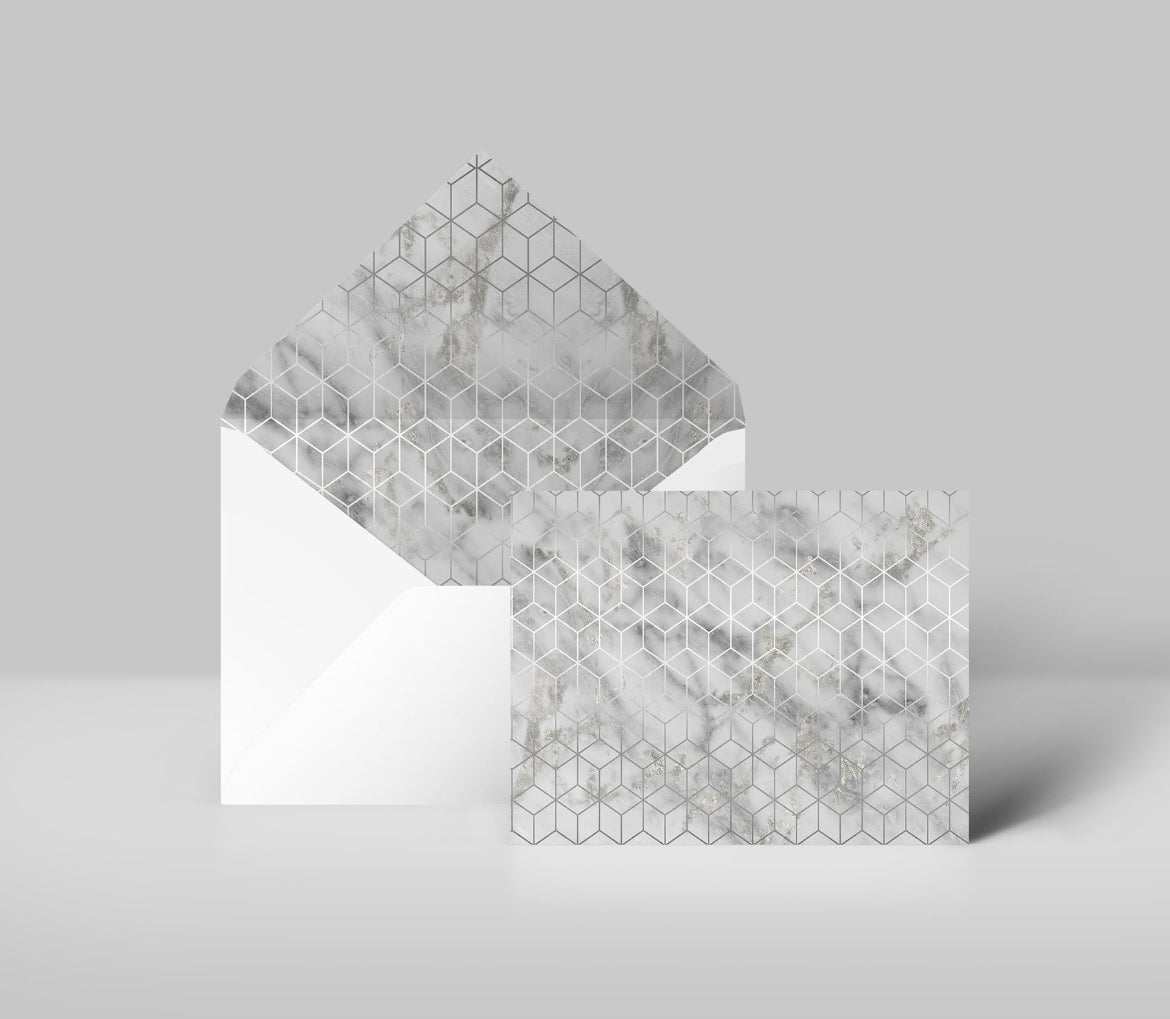 Carrara Platinum - Greeting Cards