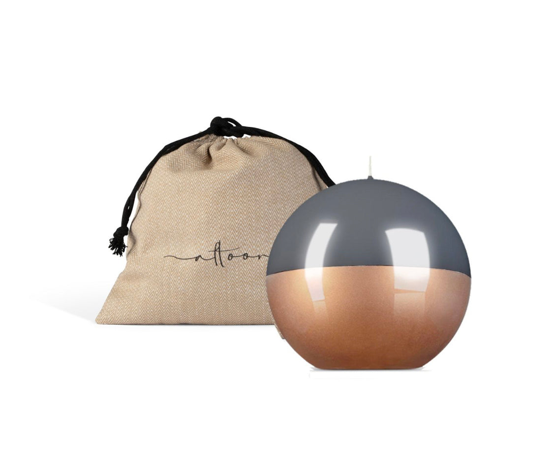 6 inch High Gloss “Metalic” Candle Sphere