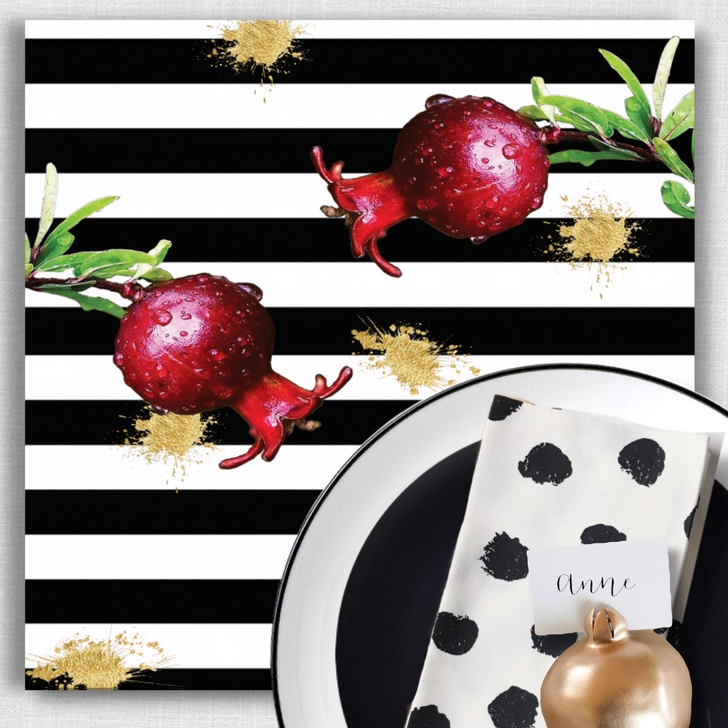 Pomegranate Splash - Placemat
