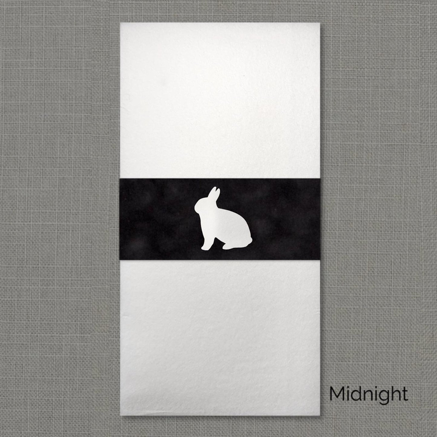 Bunny Velvet Napkin Wrap