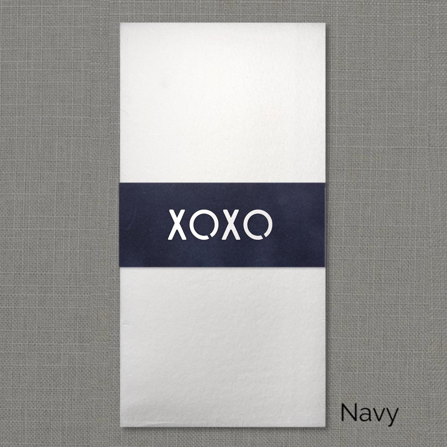 XOXO Velvet Napkin Wrap